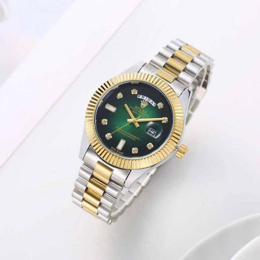 Day Date Diamond Tuton Green Watch RW0321