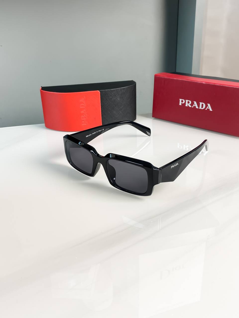 Prada Full Black With Original Box