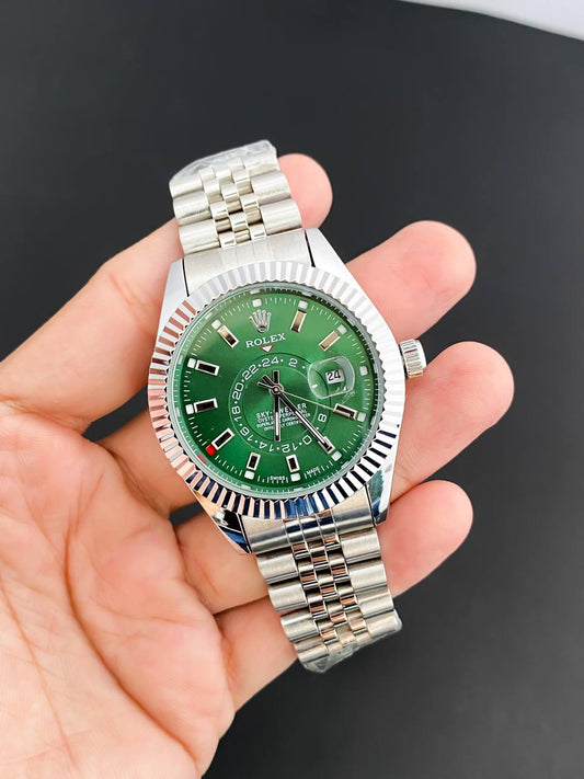 Silver Green Celebrity Edition watch RW0321