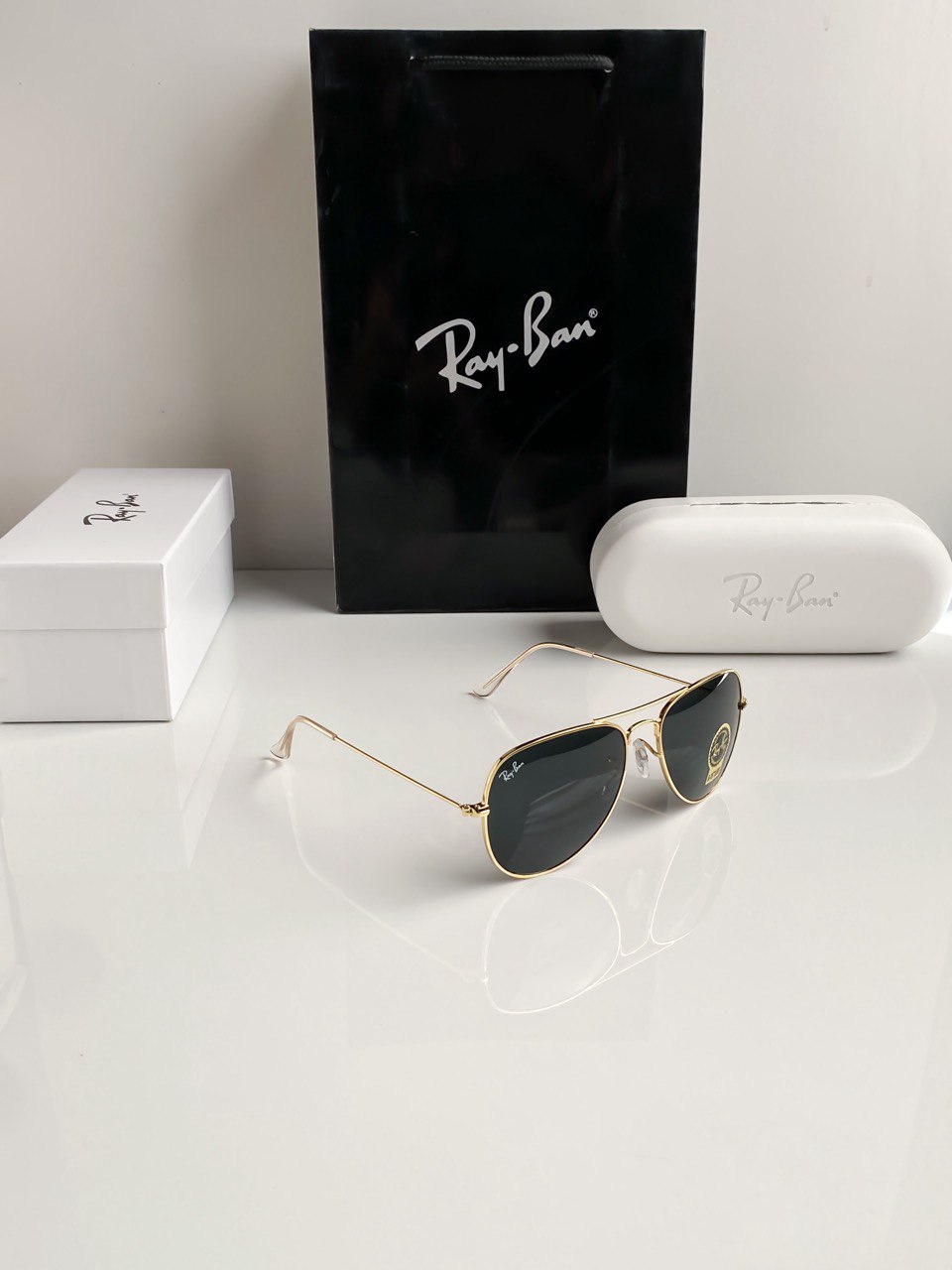 Aviator Gold Black With Original Box