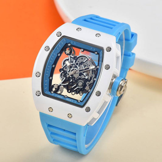 Blue White celebrity watches FM0321