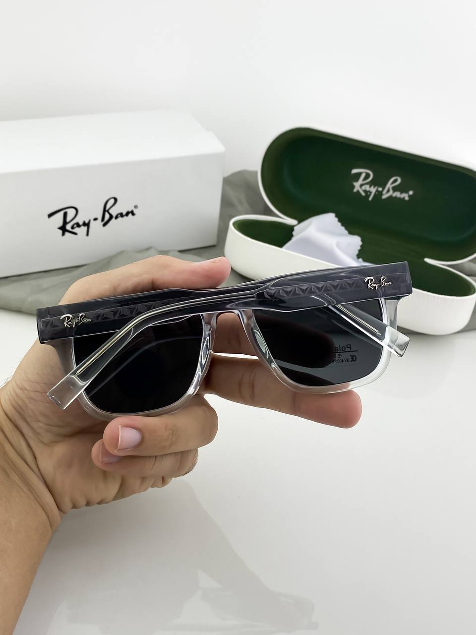 Rayban Black Shaded Sunglass