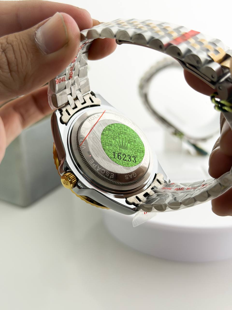 GMT Silver Gold Black Watch RW0321