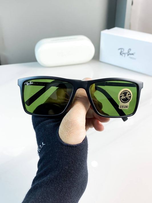 Rayban Black Green With Original kit