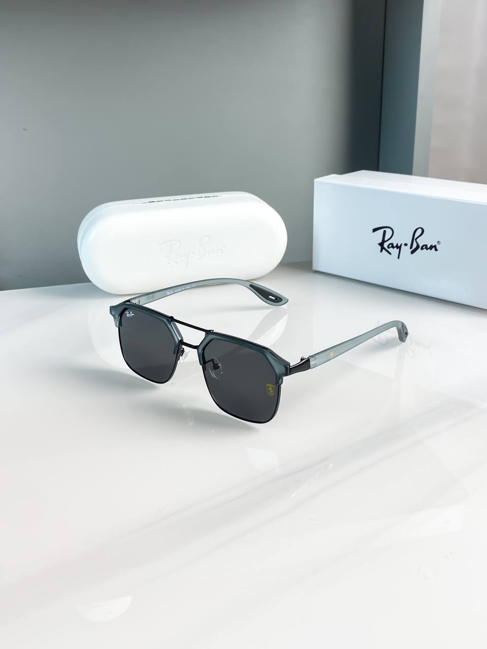 Rayban Grey Black Sunglass