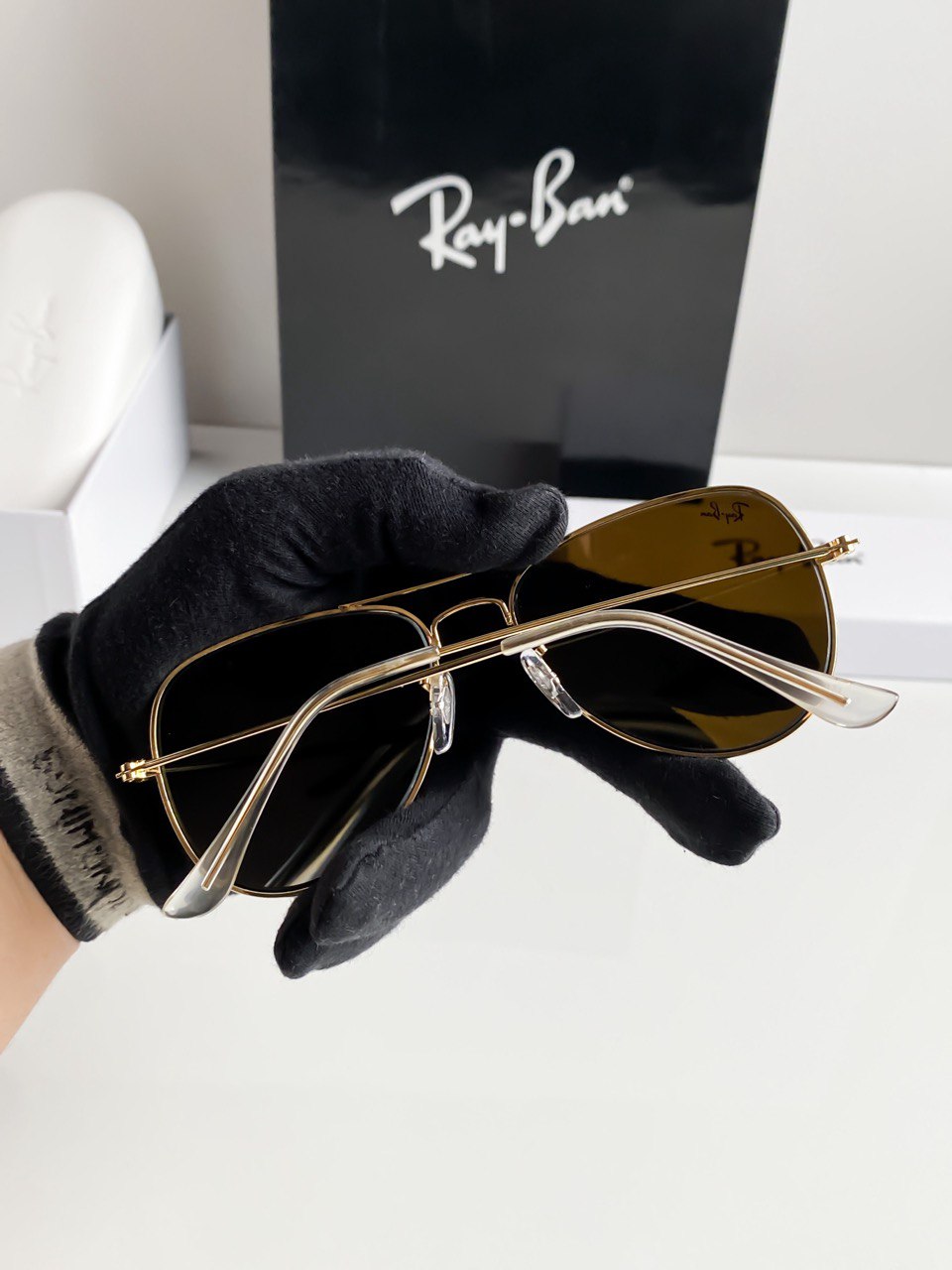 Aviator Gold Brown With Original Box