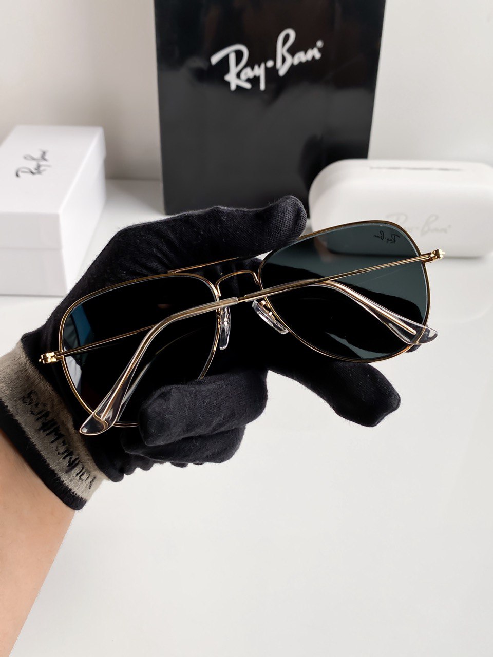 Aviator Gold Black With Original Box