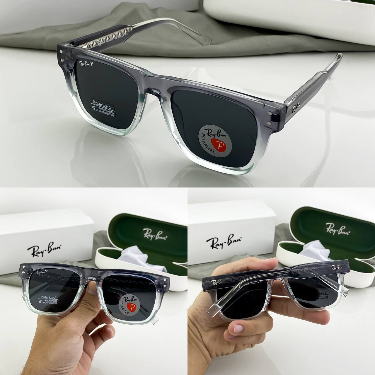 Rayban Black Shaded Sunglass