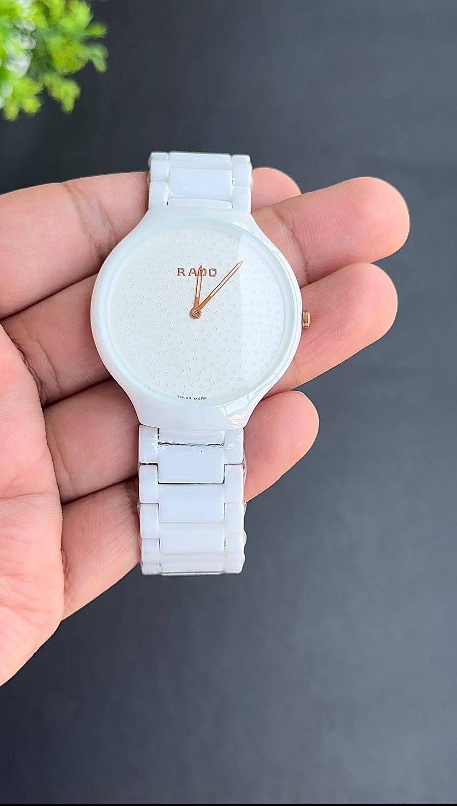 Ceramic White True Thinline Watch