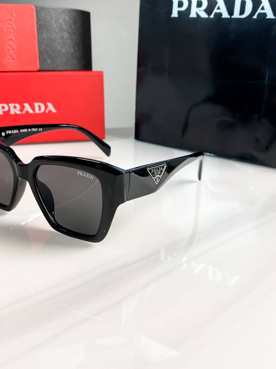 Prada Full Black With Original Box
