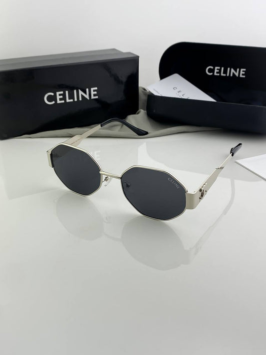 Celine Silver Black Sunglass