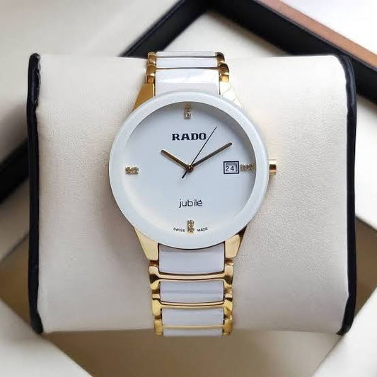 Jubilee Ceramic White Watch
