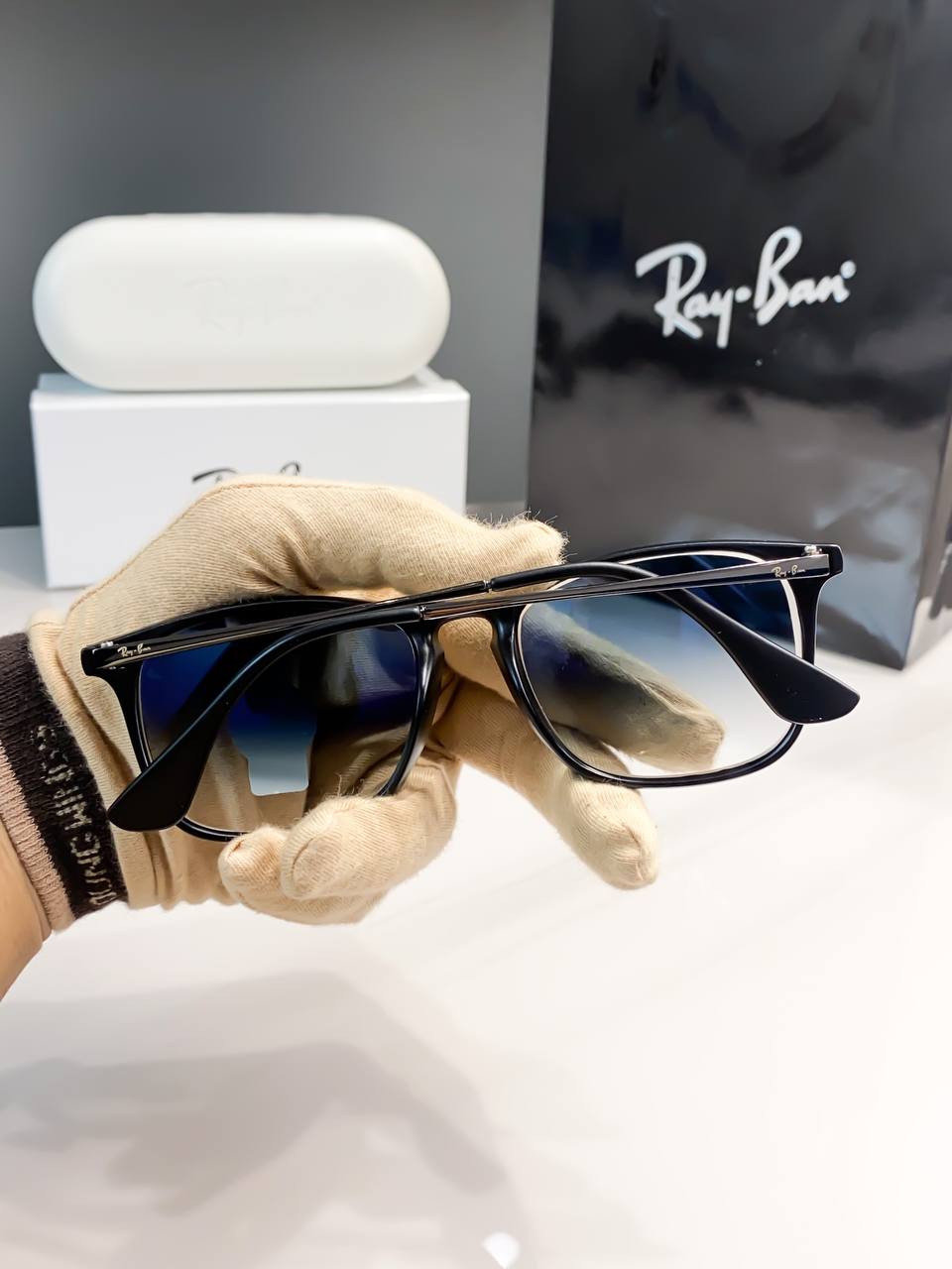 Rayban Blue Shade Sunglass