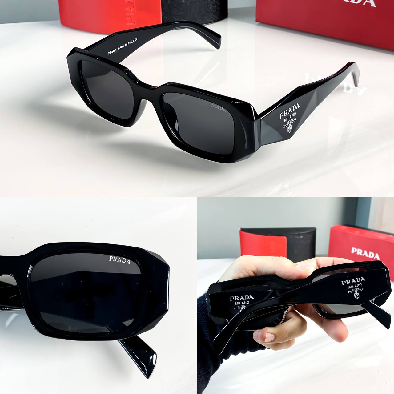 Prada Full Black Sunglass