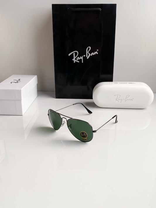 Aviator Black Green With Original Box