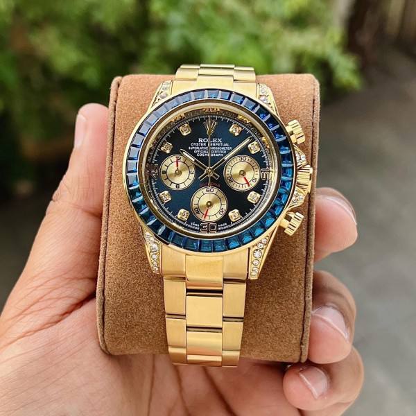 Gold Blue Diamond Celebrity Edition watch RW0321