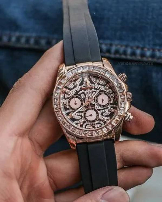 Rose Gold Tiger Celebrity Edition watch RW321