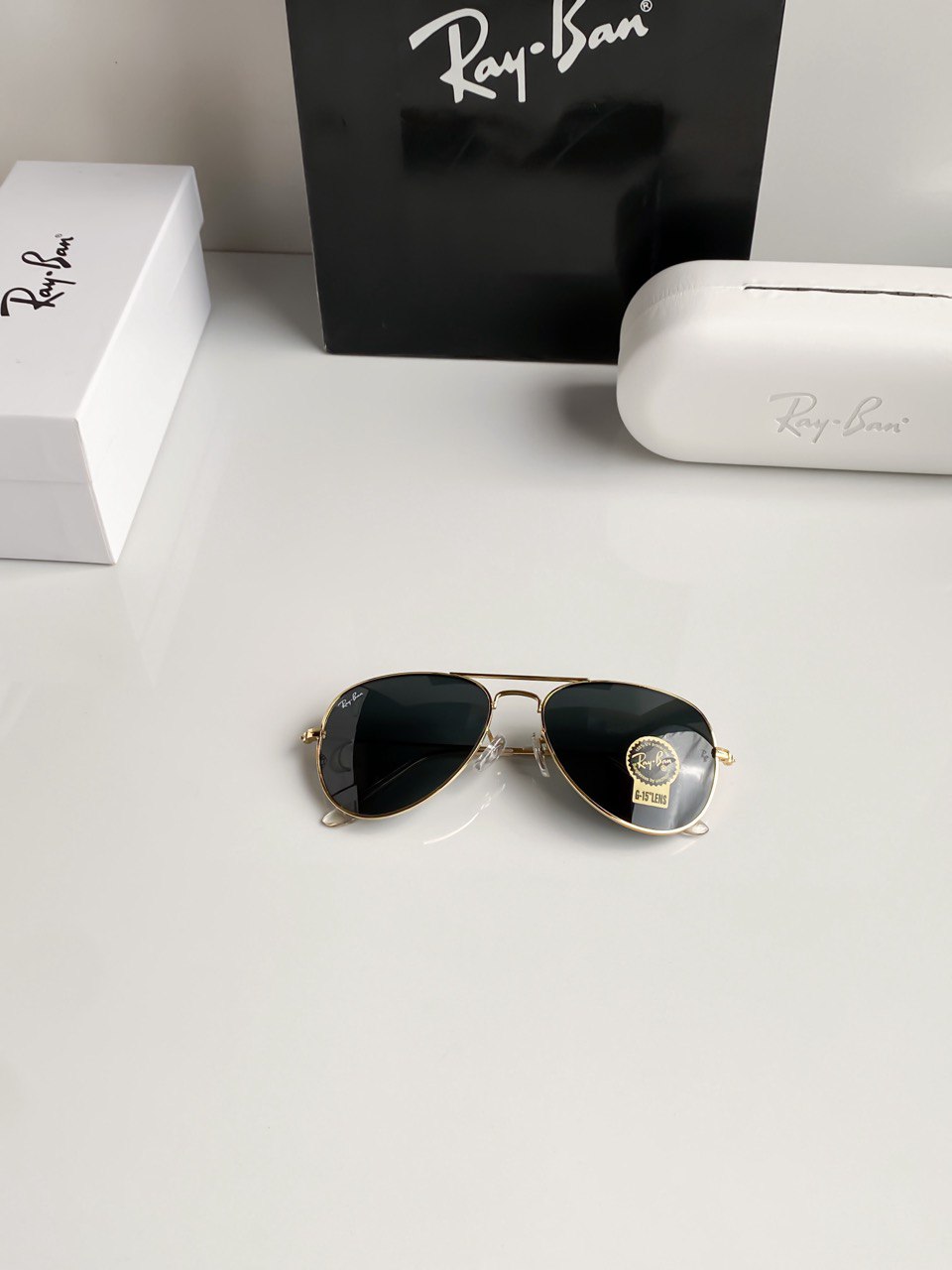 Aviator Gold Black With Original Box