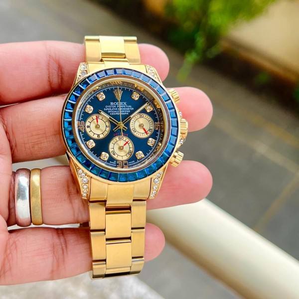 Gold Blue Diamond Celebrity Edition watch RW0321