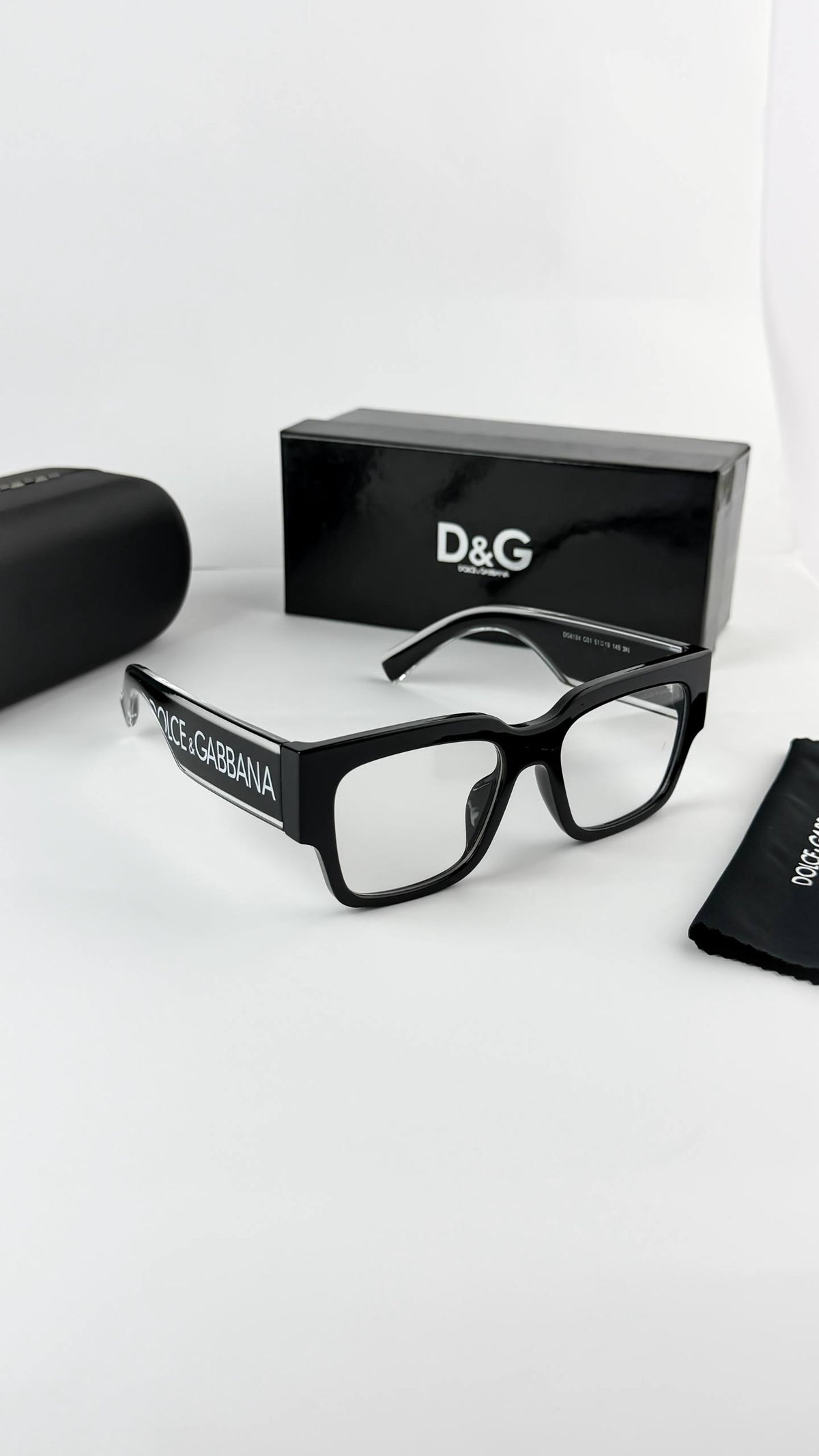 Premium Black Transparent Frame 4184