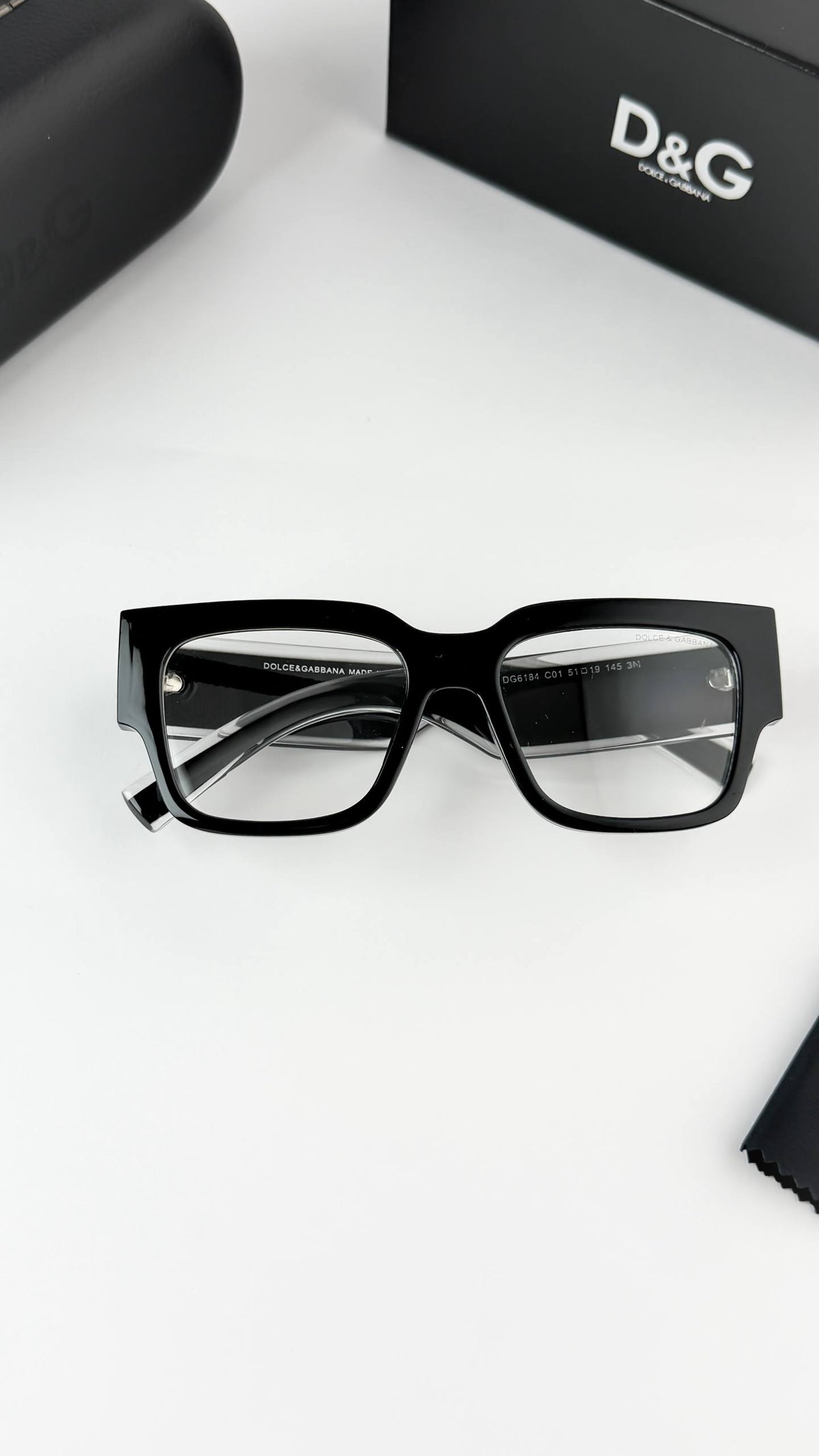 Premium Black Transparent Frame 4184