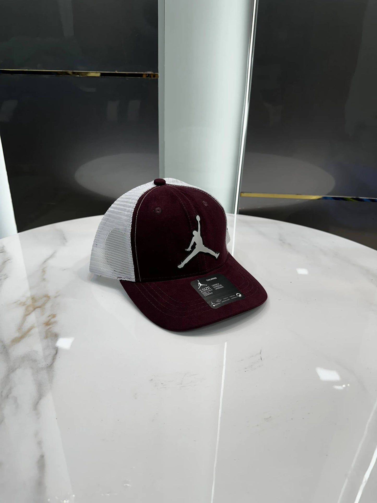 Jordann Wine Suede Premium Imported Cap