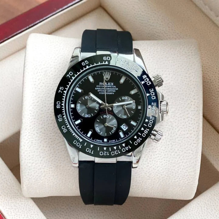 Daytona Silver Black Celebrity Edition watch RW0321