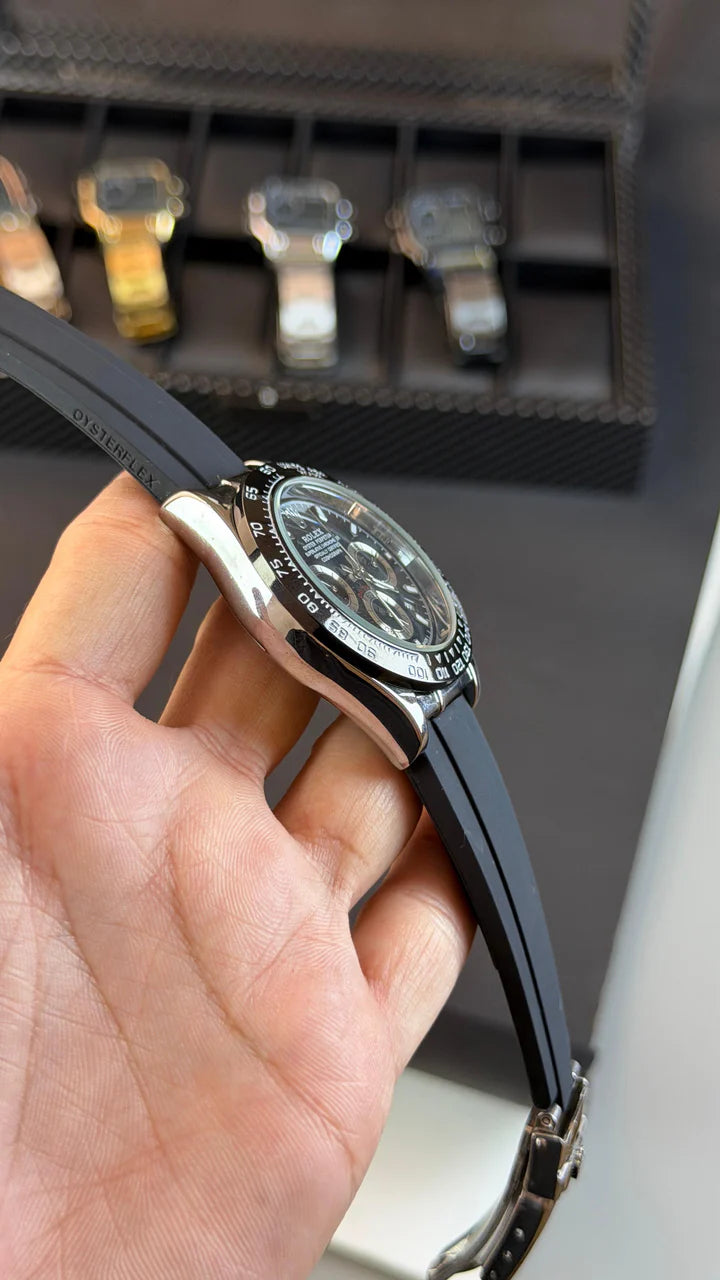 Daytona Silver Black Celebrity Edition watch RW0321